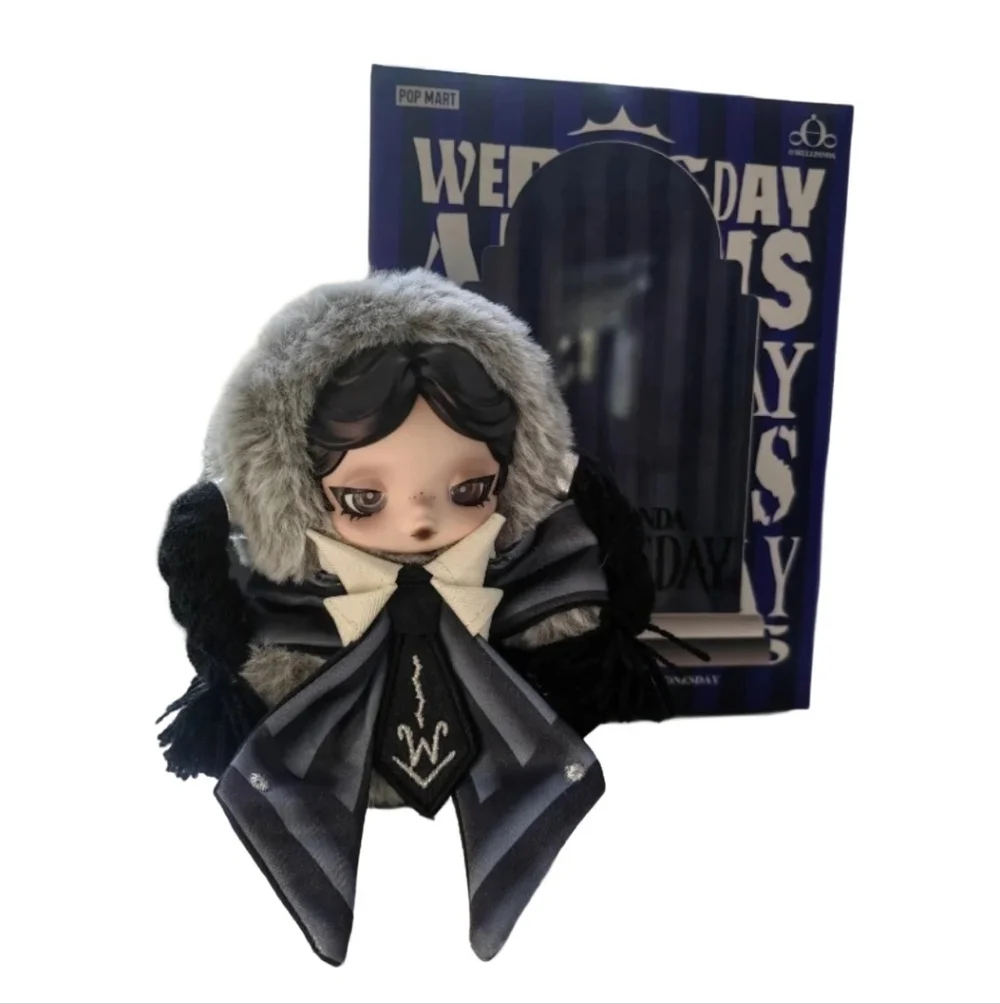 SKULLPANDA × Wednesday Plush (Nevermore Academy Uniform Version)